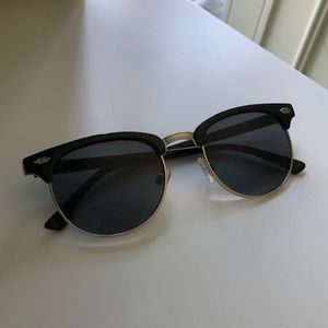 H&M Black with Gold Rim Sunglasses